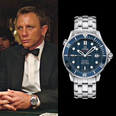 james bond wearing omega